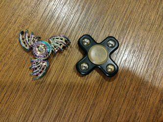 Metal Wing and X Fidget Spinners