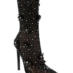 SMARLOWE-BLACK STILETTO BOOTIE Size 8