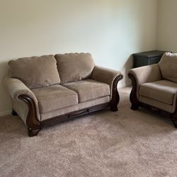 Love Seat And Chair Set