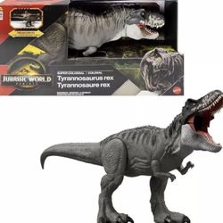 Jurassic World Rebirth T-Rex Tyrannosaurus Super Colossal Action Figure