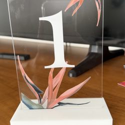 Acrylic Table Numbers