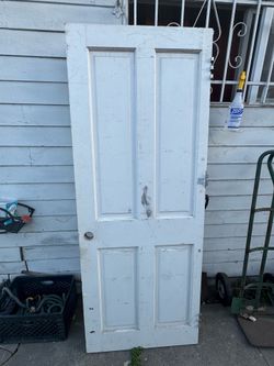Solid wood door