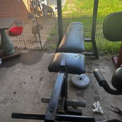 just bench no weight or bar 