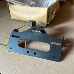 Motorcycle LED Plate Bracket