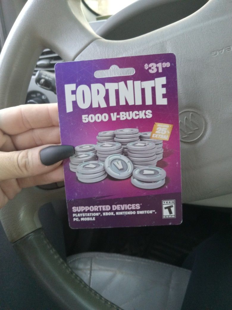 Fortnight 5000 V- Bucks