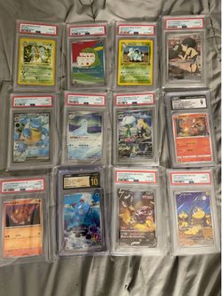 POKEMON PSA 10 CGC Slabs for trade