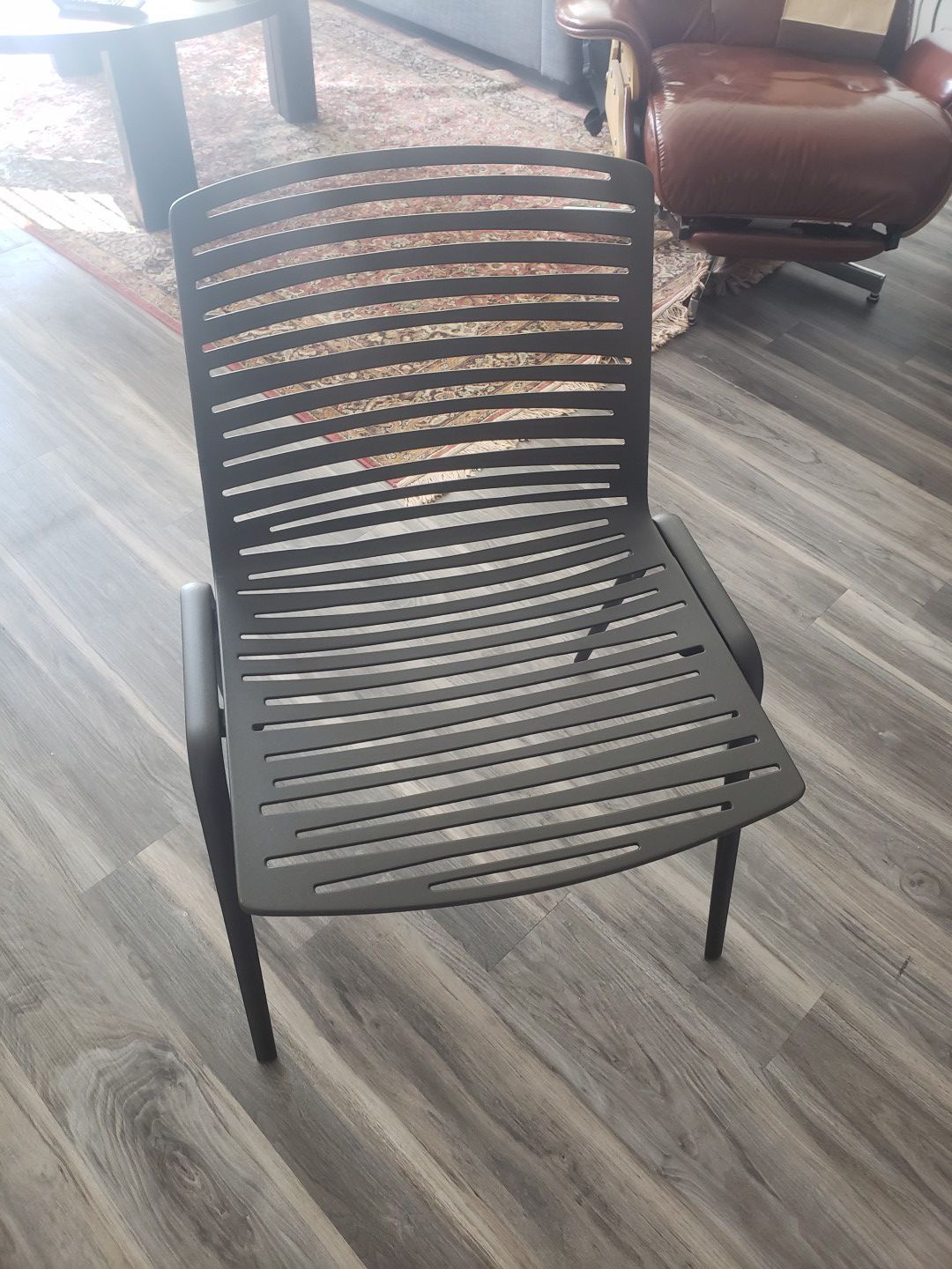 Metal italian designed chair