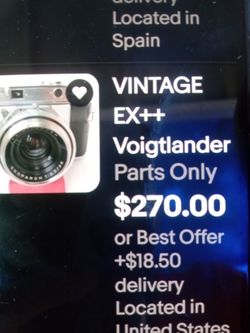 Voigtlander Old Camera