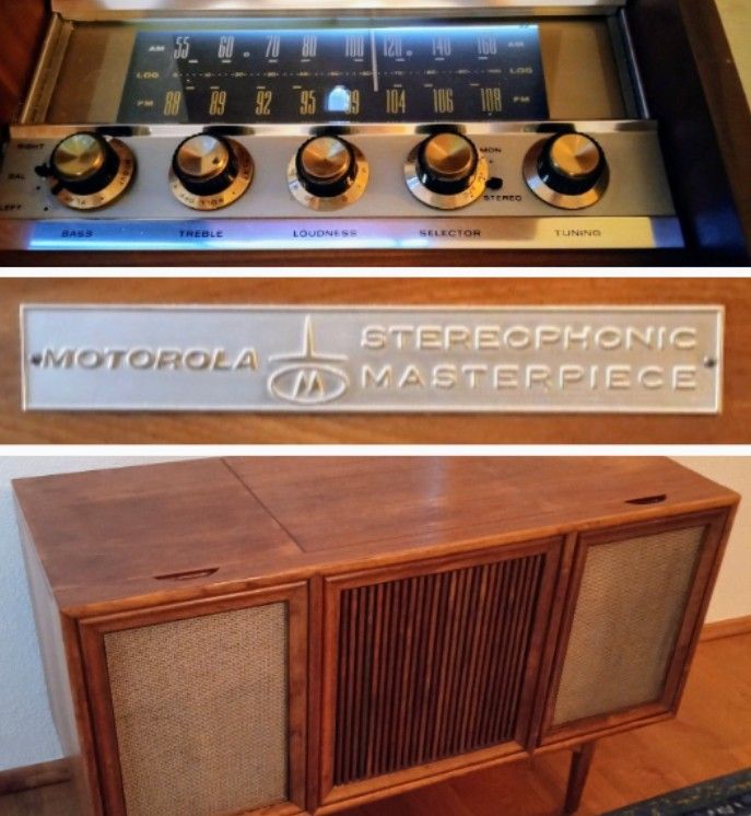 1959 Motorola Drexel Stereo Turntable Cabinet