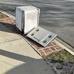 Metal Stovetop and Dishwasher on curb for free -