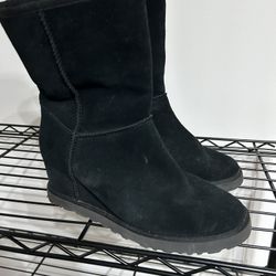 Black Heeled UGGs 