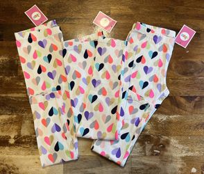 Circo Girls Heart Leggings Size M 7/8 – New with Tags