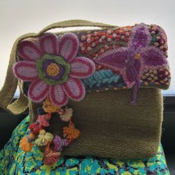 Handmade wristlet/ Purse