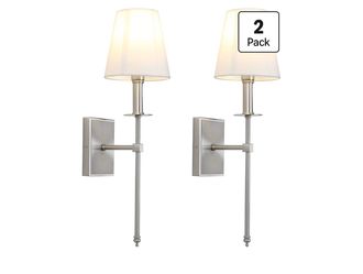 PERMO Set Of 2 Classic Rustic Industrial Wall Sconce Lighting Fixture