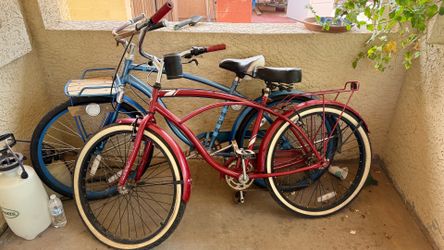 Two beach cruisers