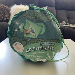 Chip The Dinosaur Kids Sleeping Bag