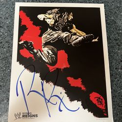 Romans Reigns Autograph