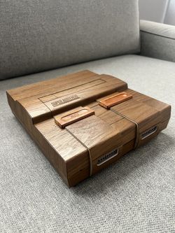 Custom Wood Veneer Nintendo SNES 