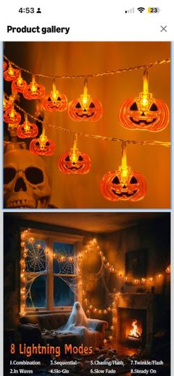 Pumpkin lights