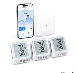 X-Sense Wi-Fi Thermometer Hygrometer with LCD,