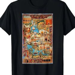 Iran Map  Persian TShirt Unisex Black