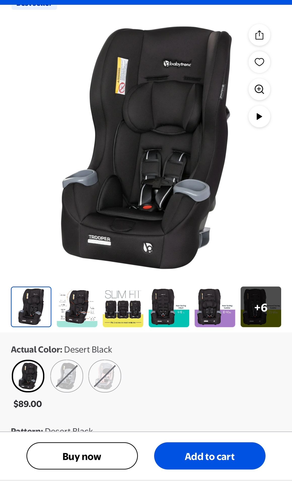 Baby Trend Slim Fit Car Seat