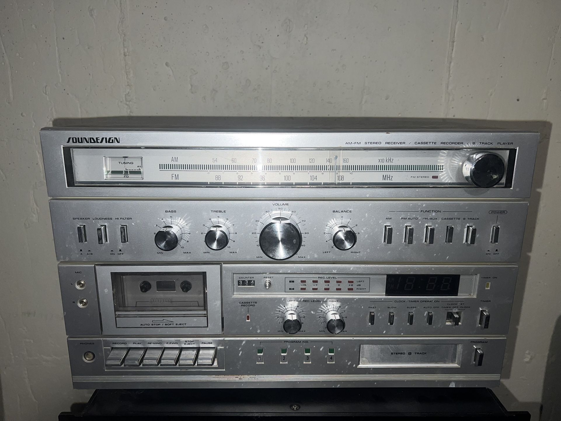 Vintage Soundesign Cassette Deck