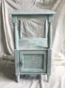 Nautical Coastal Hand painted End Table