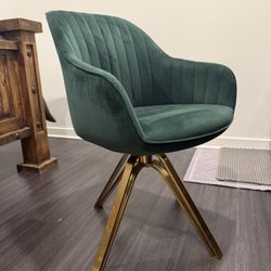 Green Vintage Modern Office Chair