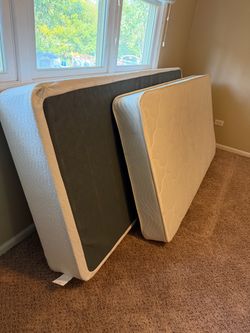 Mattress and Metal Platform Box