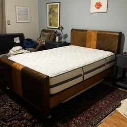 Antique Wood Bed Full