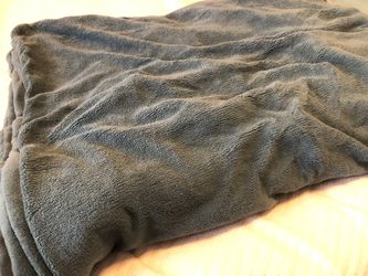 Blue Heated Throw