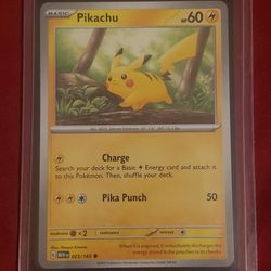 2 Pikachu and 2 energy cards , Perfect Gem mints