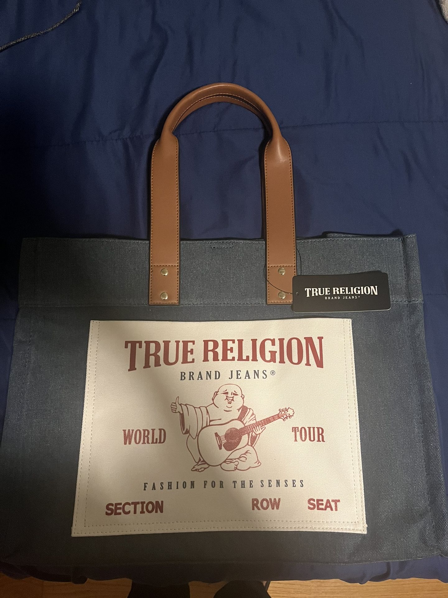 Denim True Religion Tote Bag