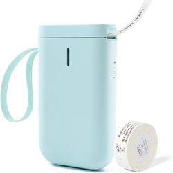 Nimbot Label Maker Machine with Tape, D11 Portable Bluetooth Handheld Label Printer - mint green