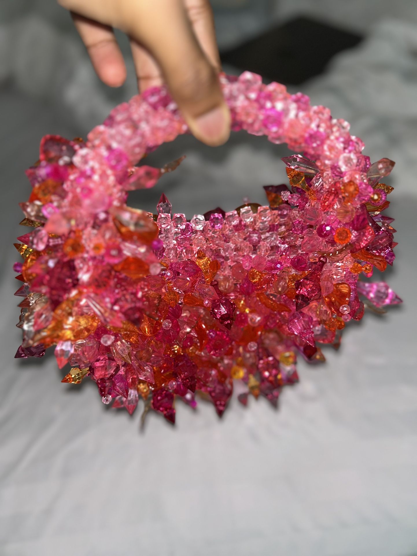 Crystal Made Luxury Hand Bag