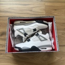 White Cement Jordan 4 2025