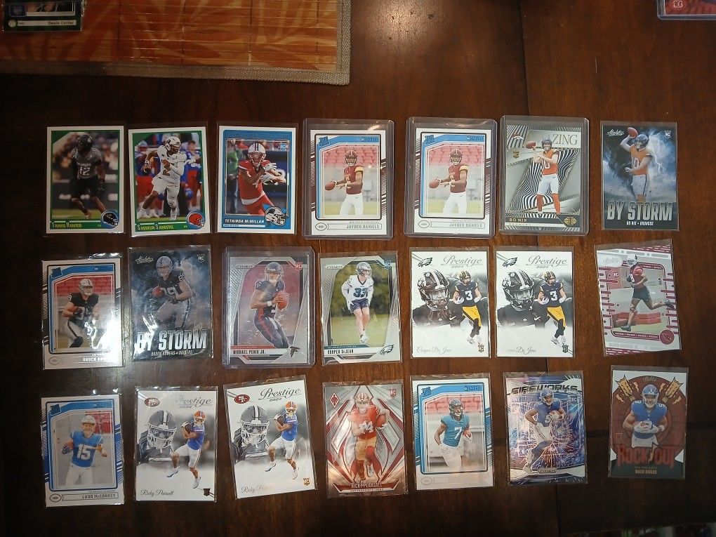 Football Rc Bases Cards