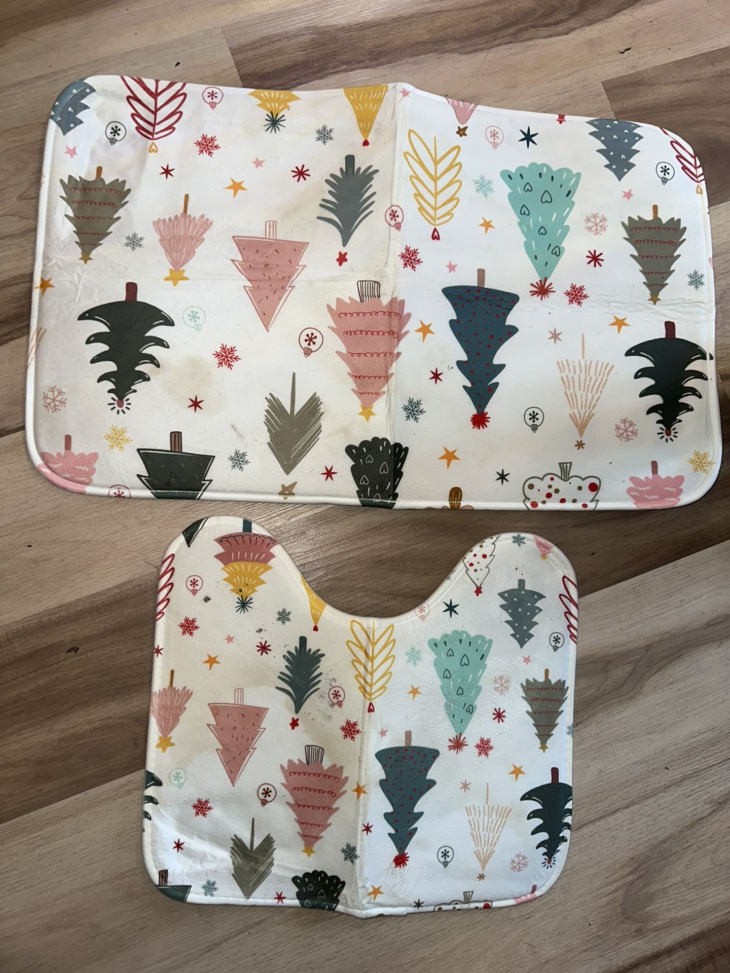 Memory Foam Christmas Bath Mats