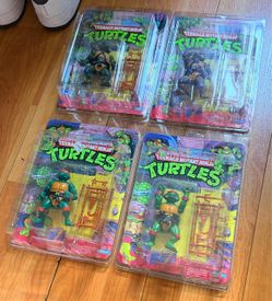 Vintage Unpunched MOC TMNT 10back Turtles Lot