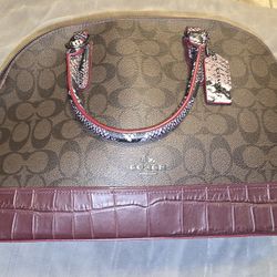 Coach Bowling Ball  Style Purse