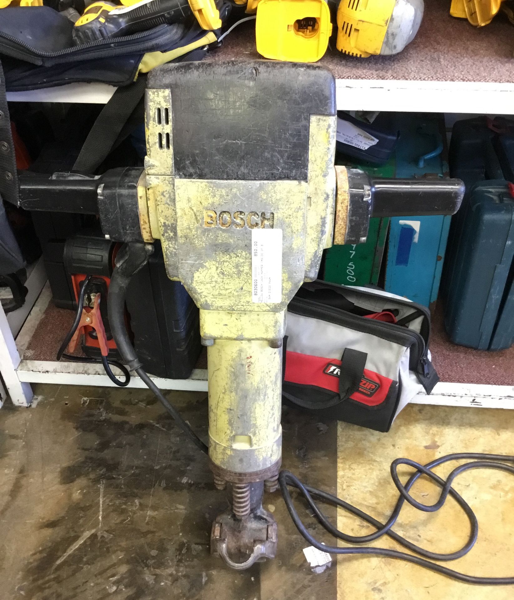 Yellow bosch jack hammer-06h304