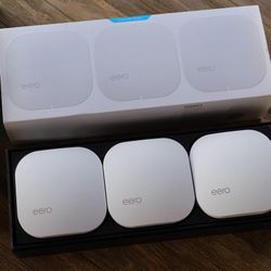 eero Pro Home Mesh WiFi System Router/Extender 1st Generation 3 Pack
