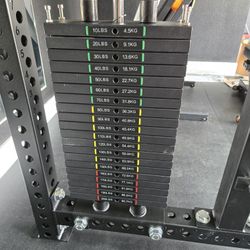 Vesta Pro Series 3in1 Squat Rack | 400lb Weight Stack | Front Smith Barbell | Commercial Grade | Adjustable Pulley System | FREE DELIVERY🚚 