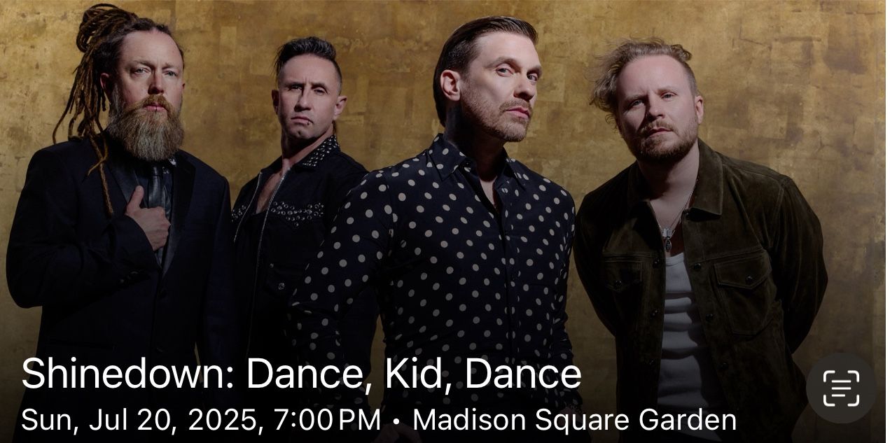 Shinedown Concert Tickets @ Madison Square Garden