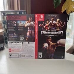 Big Rumble Boxing Creed Champions Nintendo Switch For Display Only Case Artwork