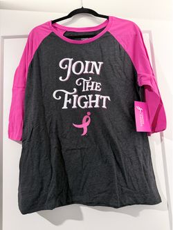 Women’s Baseball Tee “Join The Fight”