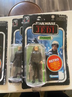 Star Wars Retro Collection Luke Skywalker Jedi Knight Figure