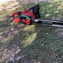Craftsman electric chain saw