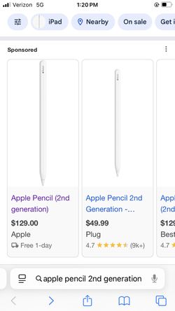 Apple Pencil 2nd Gen 